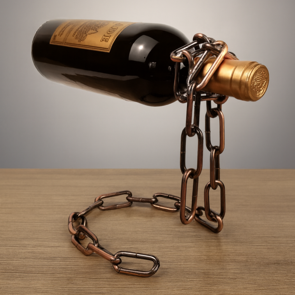 Suspension Chain Wine Rack