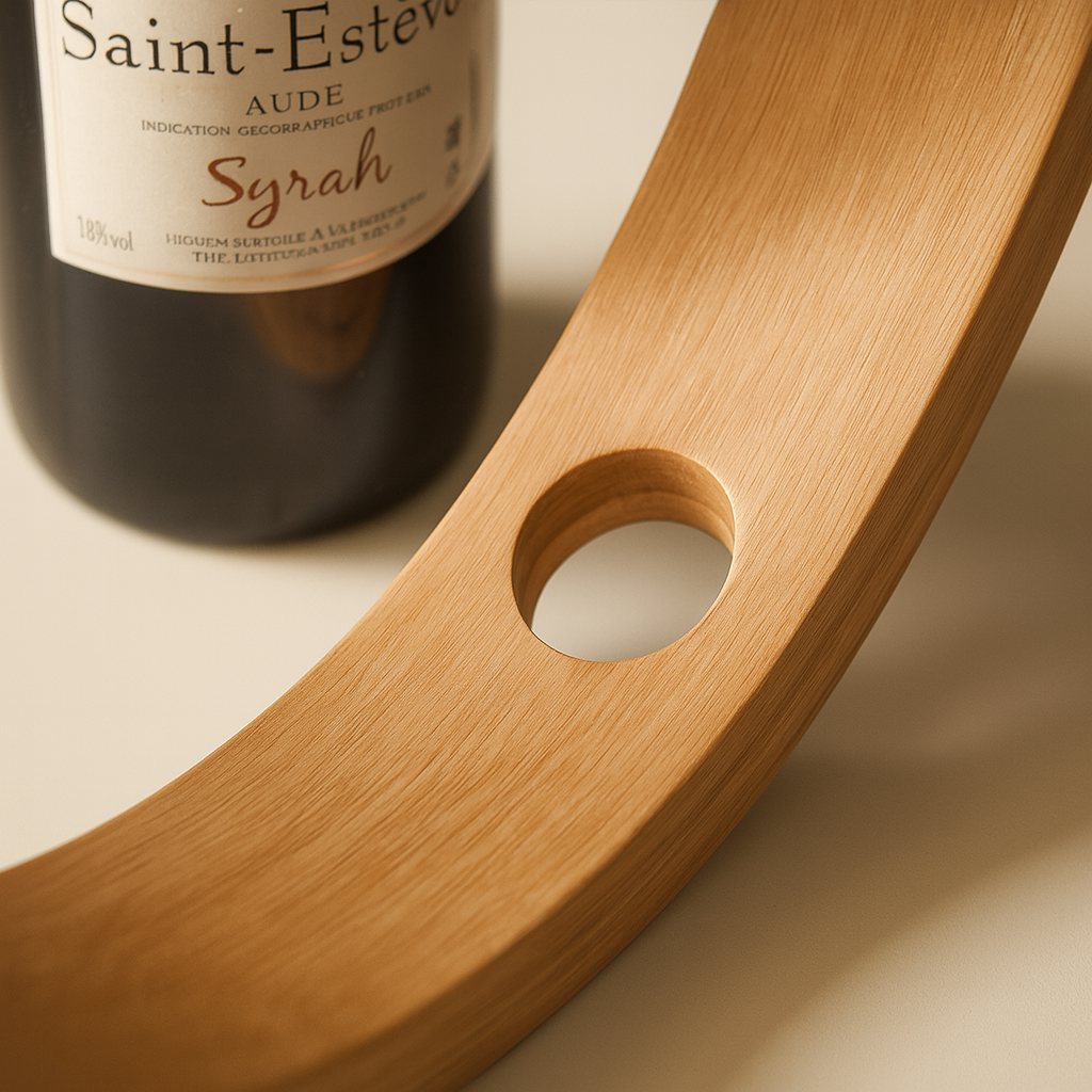 Modern Wooden Wine Rack