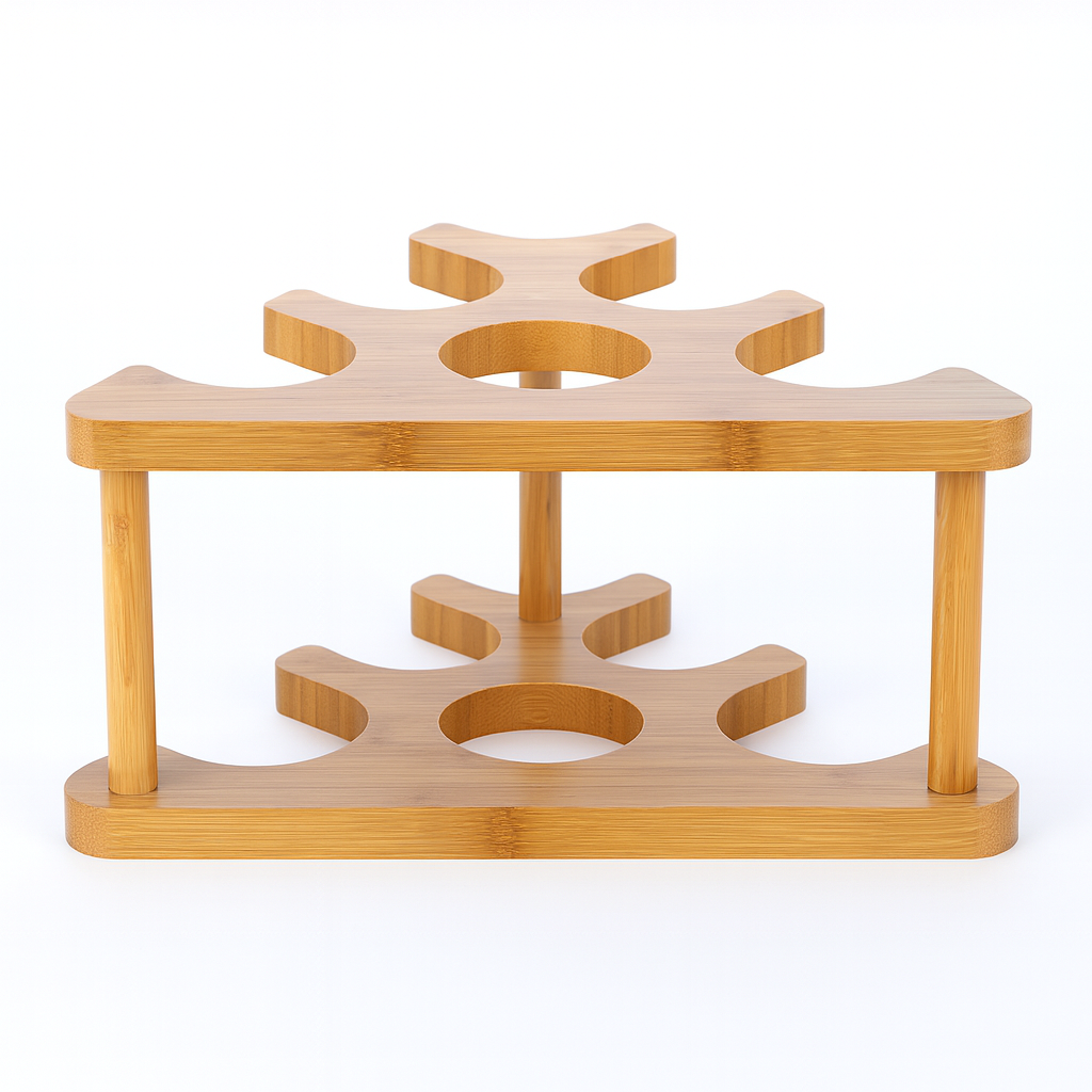 Bamboo Wine Rack Storage