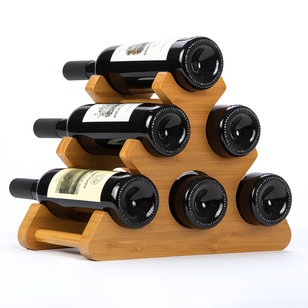Bamboo Wine Rack Storage