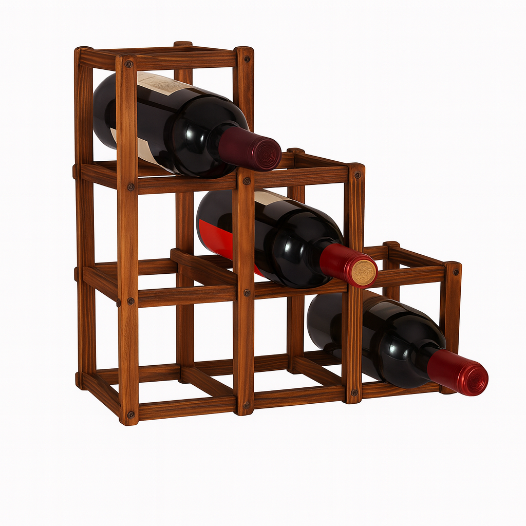 Folding Wooden Wine Rack