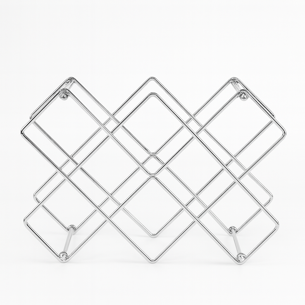 Metal Honeycomb Wine Rack