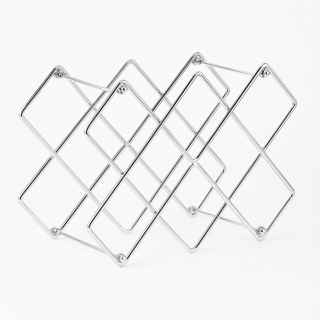 Metal Honeycomb Wine Rack