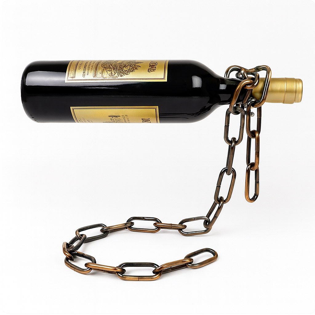 Suspension Chain Wine Rack