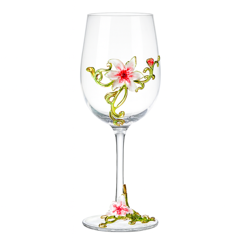 Retro Enamel Wine Goblet